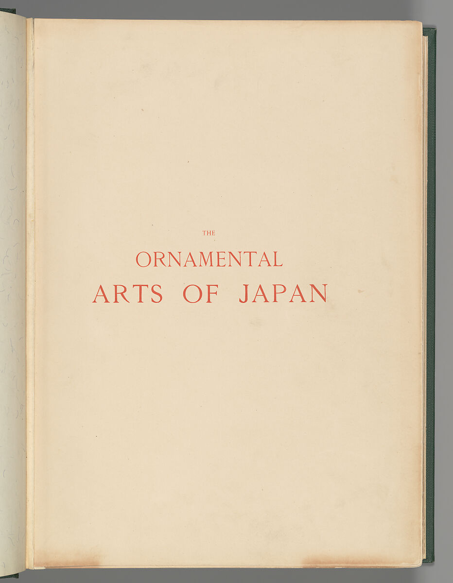 The ornamental arts of Japan, George Ashdown Audsley (British, Elgin, Scotland 1838–1925 Bloomfield, New Jersey)