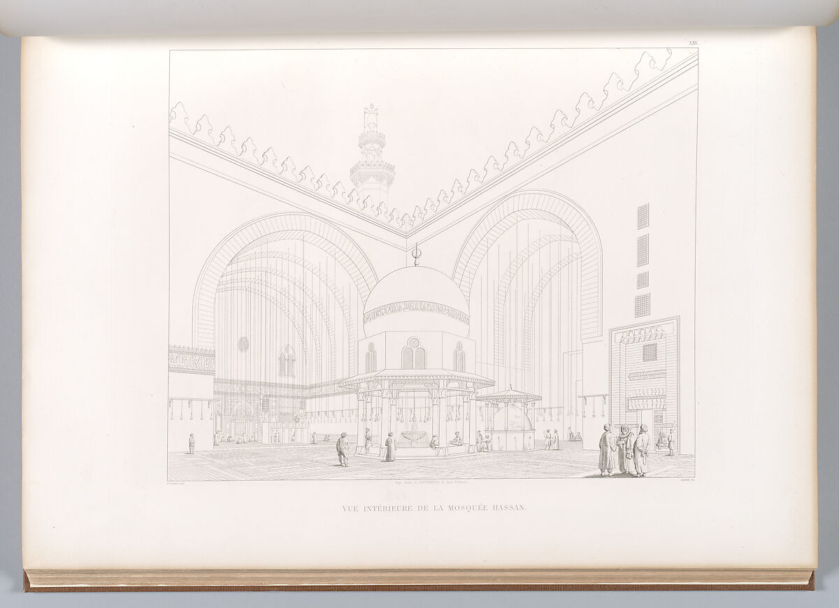 Architecture arabe : ou, Monuments du Kaire, mesurés et dessinés, de 1818 à 1826, Pascal Coste (French, 1787–1879), Etching