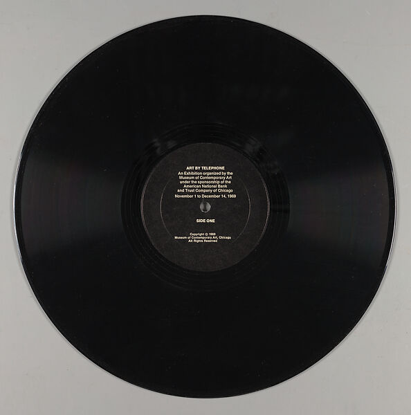 Art by telephone : an exhibition organized by the Museum of Contemporary Art under the sponsorship of the American National Bank and Trust Company of Chicago, November 1 to December 14, 1969, Jan van der Marck