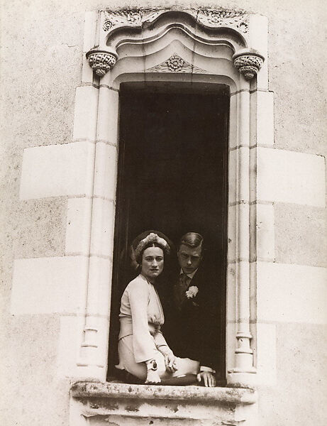 Wedding ensemble, Mainbocher (French and American, founded 1930), silk, leather, straw, coq feathers, French