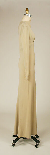Wedding ensemble, Mainbocher (French and American, founded 1930), silk, leather, straw, coq feathers, French