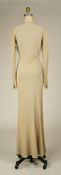 Wedding ensemble, Mainbocher (French and American, founded 1930), silk, leather, straw, coq feathers, French