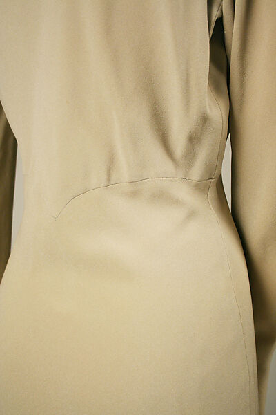 Wedding ensemble, Mainbocher (French and American, founded 1930), silk, leather, straw, coq feathers, French