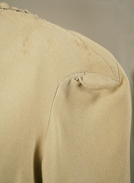 Wedding ensemble, Mainbocher (French and American, founded 1930), silk, leather, straw, coq feathers, French