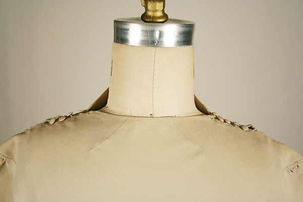 Wedding ensemble, Mainbocher (French and American, founded 1930), silk, leather, straw, coq feathers, French