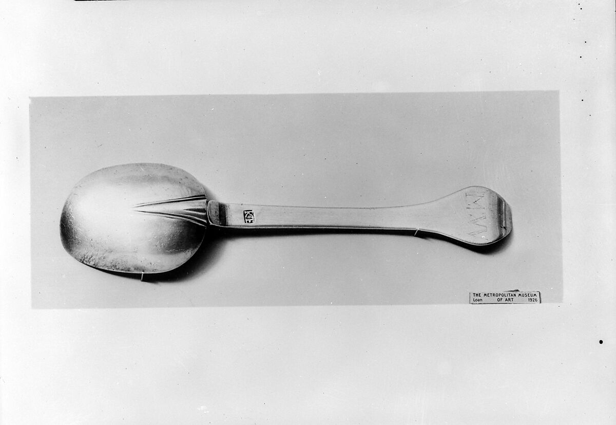 Table Spoon, Koenraet Ten Eyck (1678–1753), Silver, American