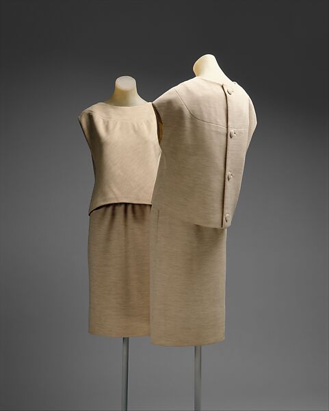 Ensemble, House of Givenchy (French, founded 1952), wool, French 