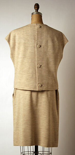 Ensemble, House of Givenchy (French, founded 1952), wool, French