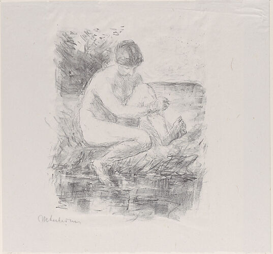 Bather (Badende), from 9 Lithographs
