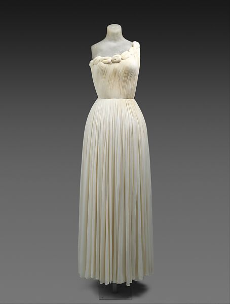 Evening dress, Madame Grès (Germaine Émilie Krebs)  French, silk, French