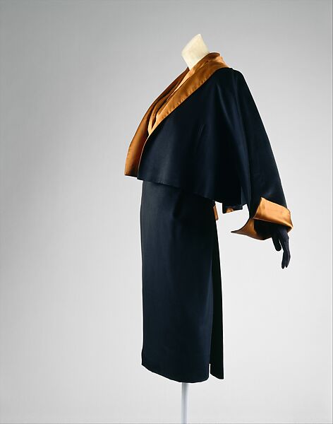 Suit, Charles James (American, born Great Britain, 1906–1978), silk, wool, American 