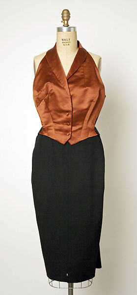 Suit, Charles James (American, born Great Britain, 1906–1978), silk, wool, American