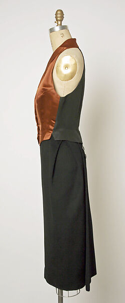 Suit, Charles James (American, born Great Britain, 1906–1978), silk, wool, American