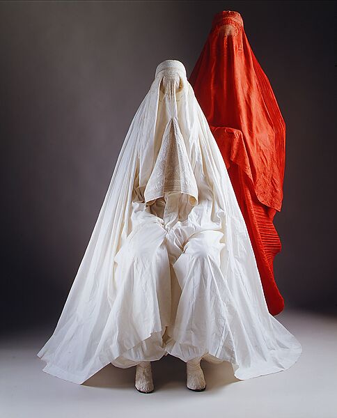 Chadri, cotton, silk, Afghan