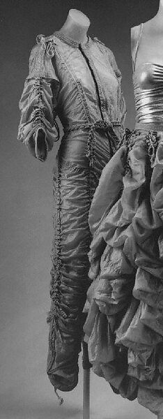 Jumpsuit, Norma Kamali (American, born 1945), silk, nylon, plastic, American