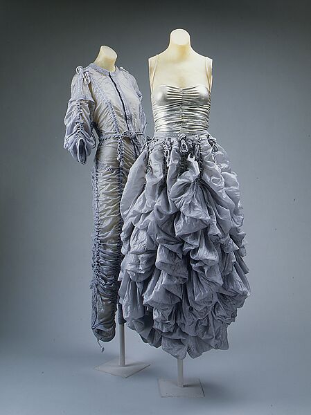 Jumpsuit, Norma Kamali (American, born 1945), silk, nylon, plastic, American