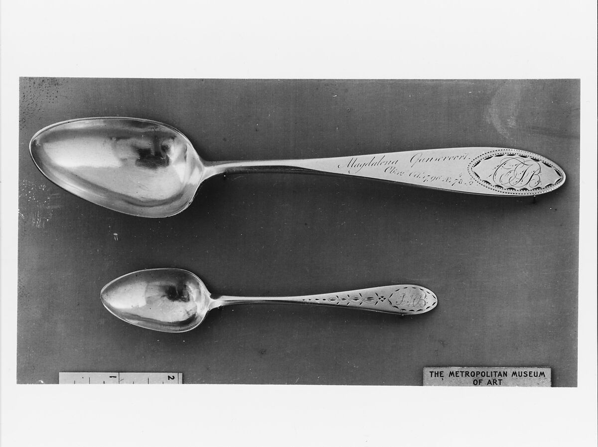Table Spoon, Isaac Hutton (American, New York 1766–1855 Albany, New York), Silver, American 