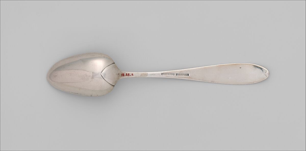 Table Spoon, Isaac Hutton (American, New York 1766–1855 Albany, New York), Silver, American