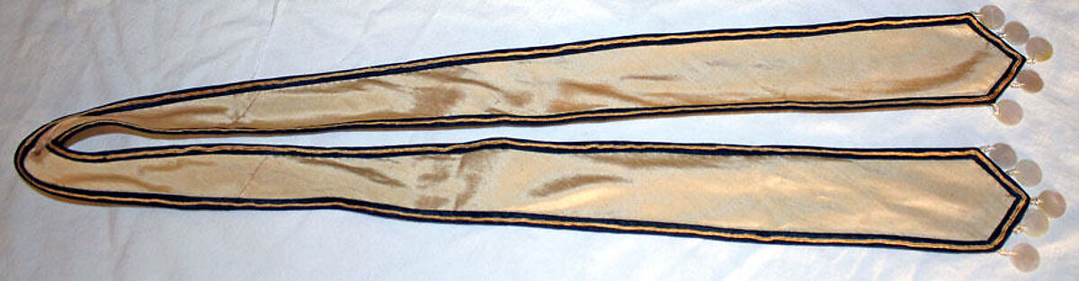 Dress, silk, mother-of-pearl, American