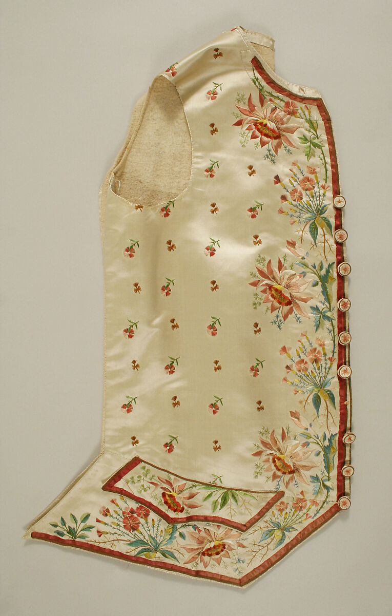 Court suit, silk, French