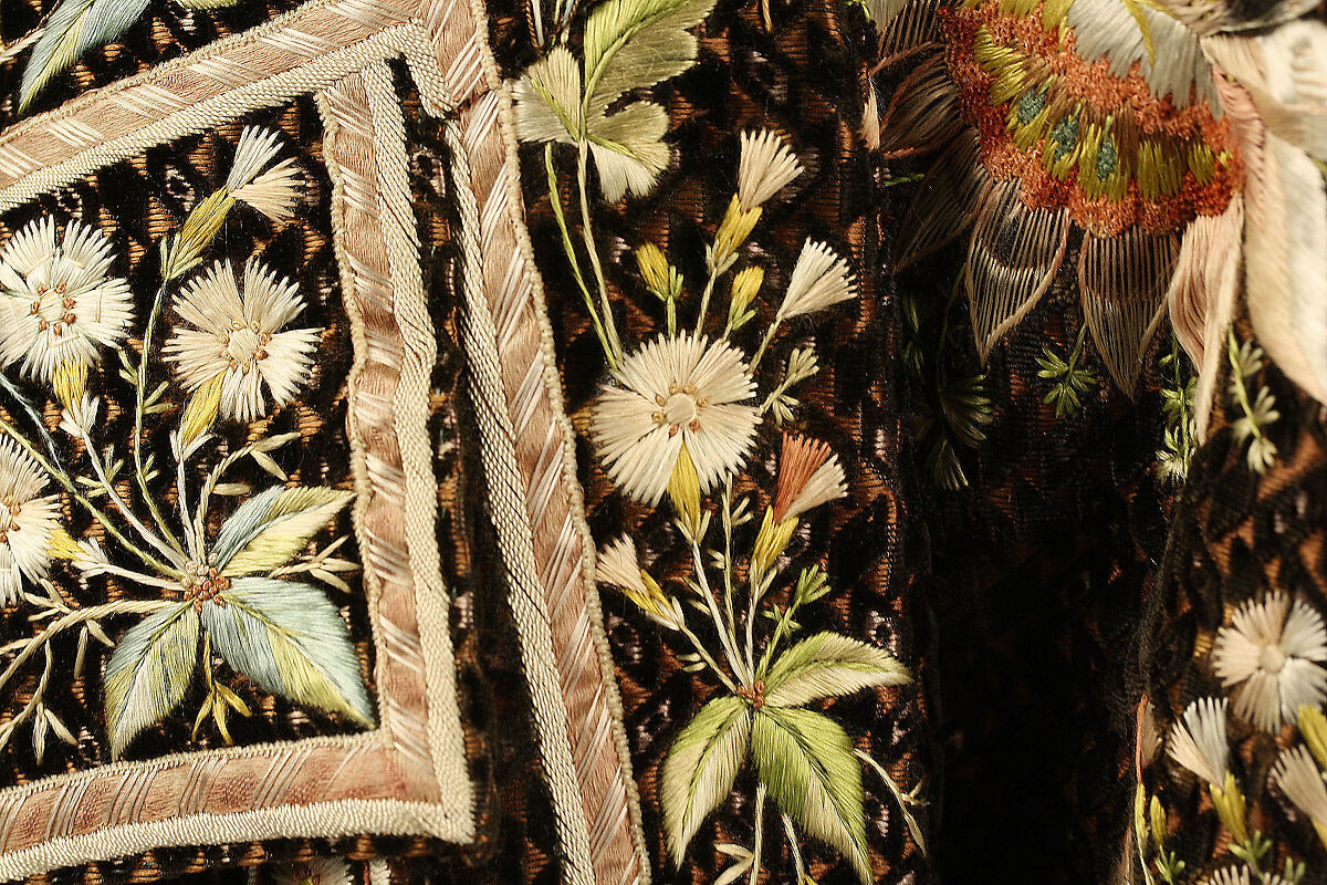 Court suit, silk, French