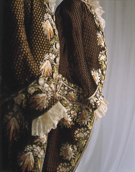 Suit, silk, French