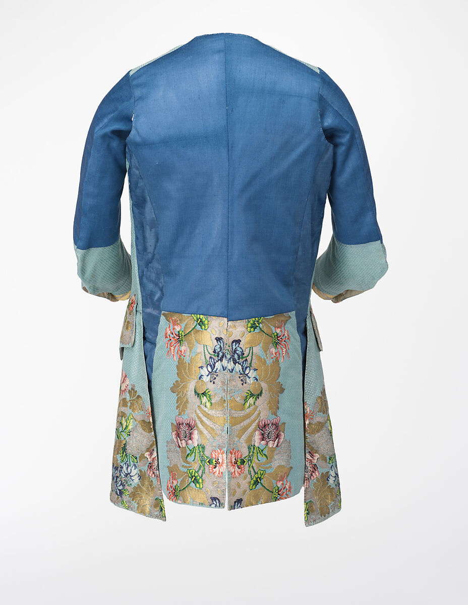 Waistcoat, Textile by Anna Maria Garthwaite (British, 1690–1763), silk, wool, linen, metal, British