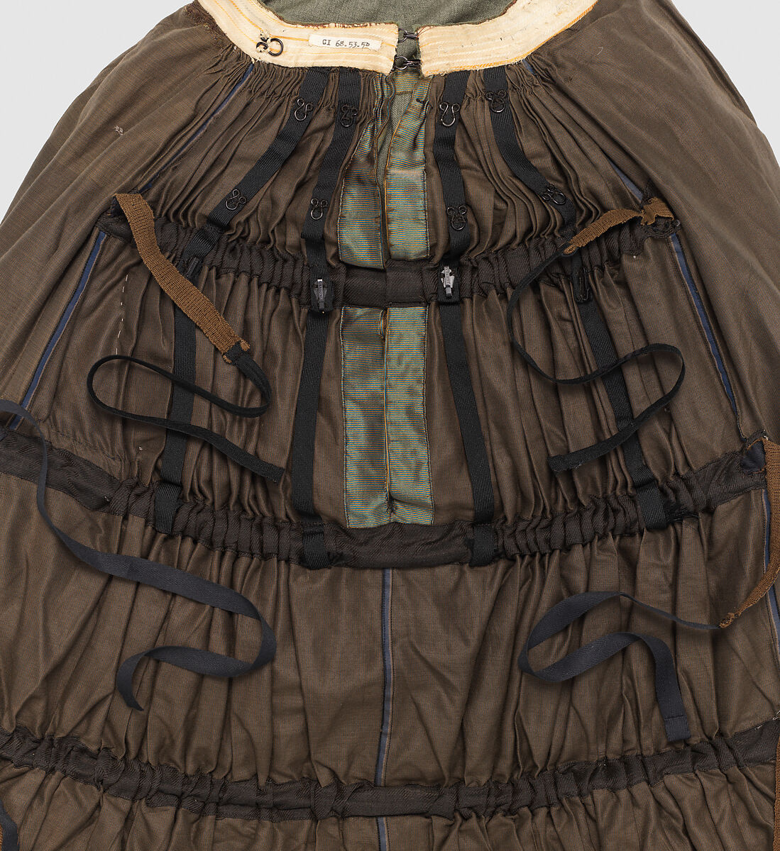 Wedding ensemble, Herman Rossberg (American, active 1880s), wool, American