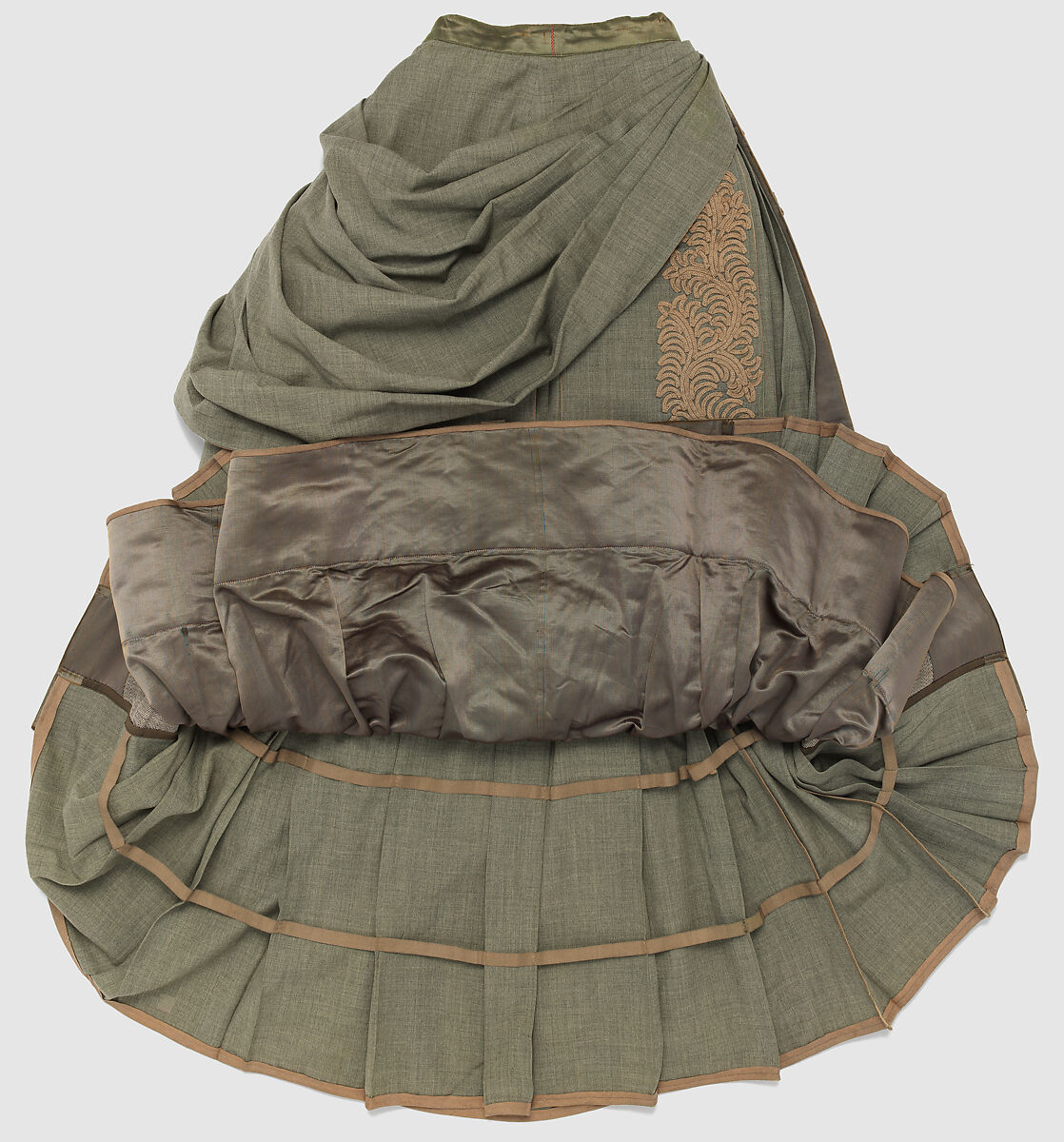 Wedding ensemble, Herman Rossberg (American, active 1880s), wool, American