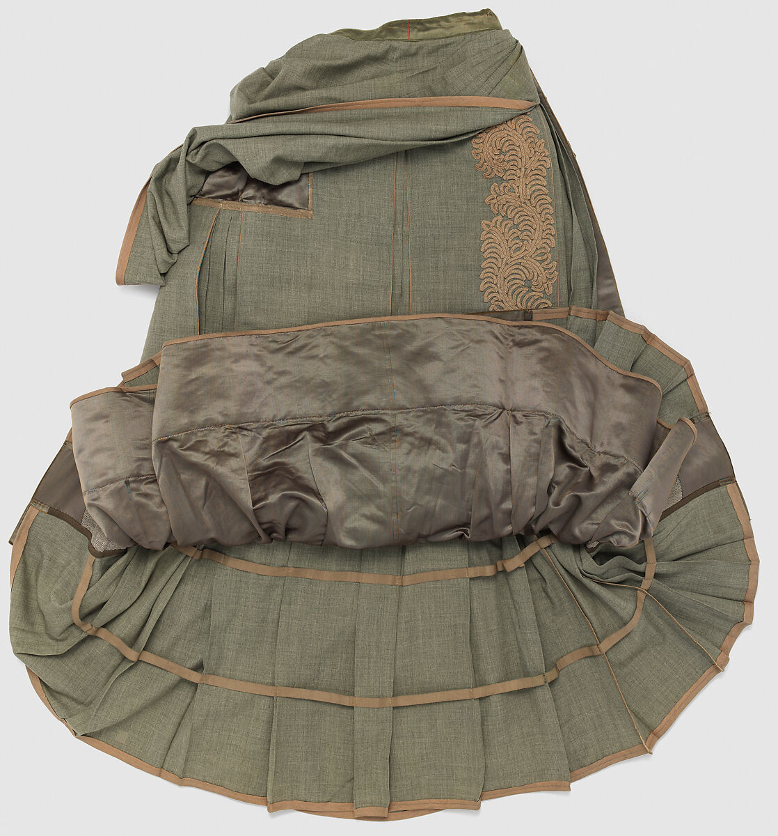 Wedding ensemble, Herman Rossberg (American, active 1880s), wool, American