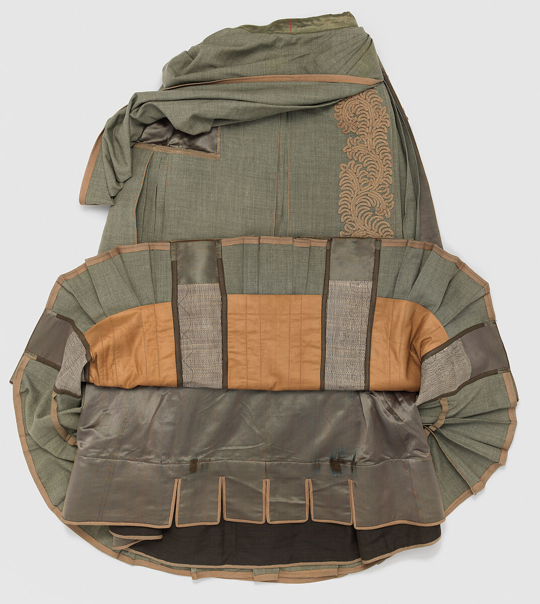 Wedding ensemble, Herman Rossberg (American, active 1880s), wool, American