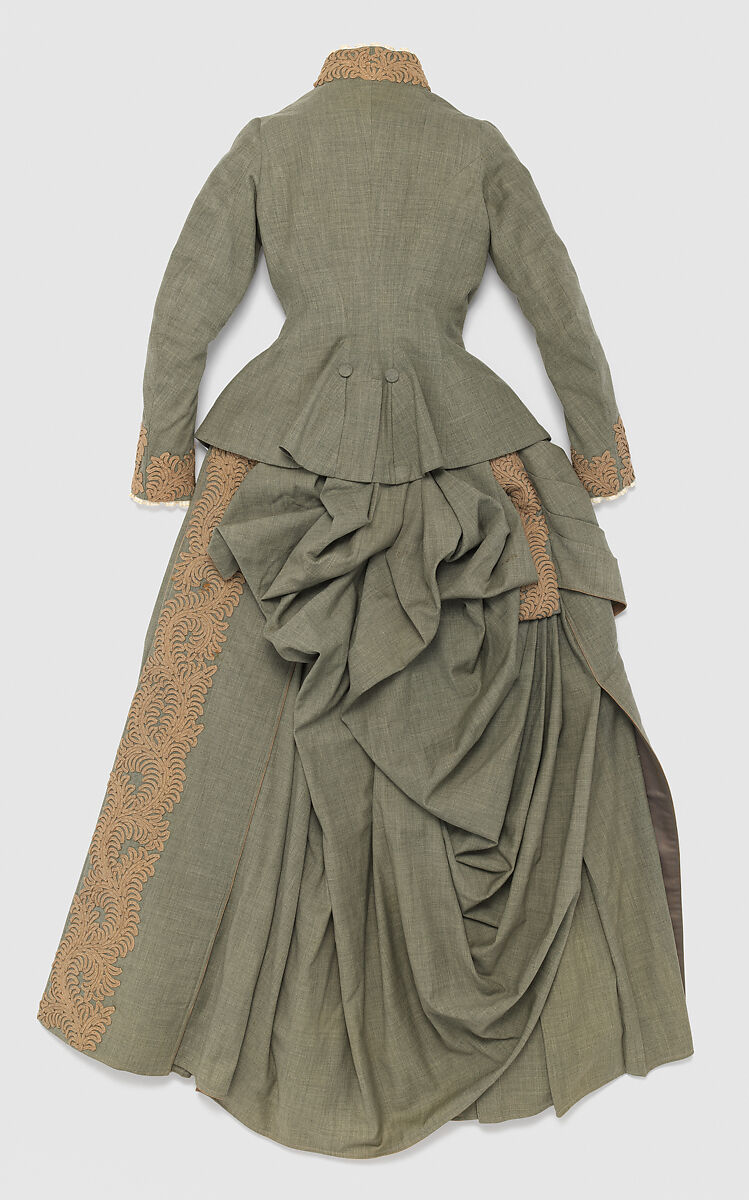 Wedding ensemble, Herman Rossberg (American, active 1880s), wool, American