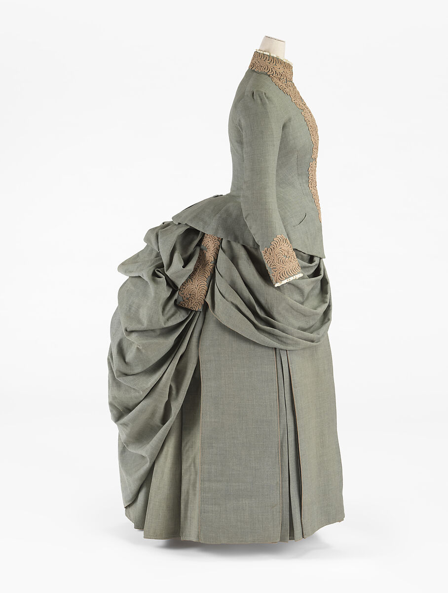Wedding ensemble, Herman Rossberg (American, active 1880s), wool, American