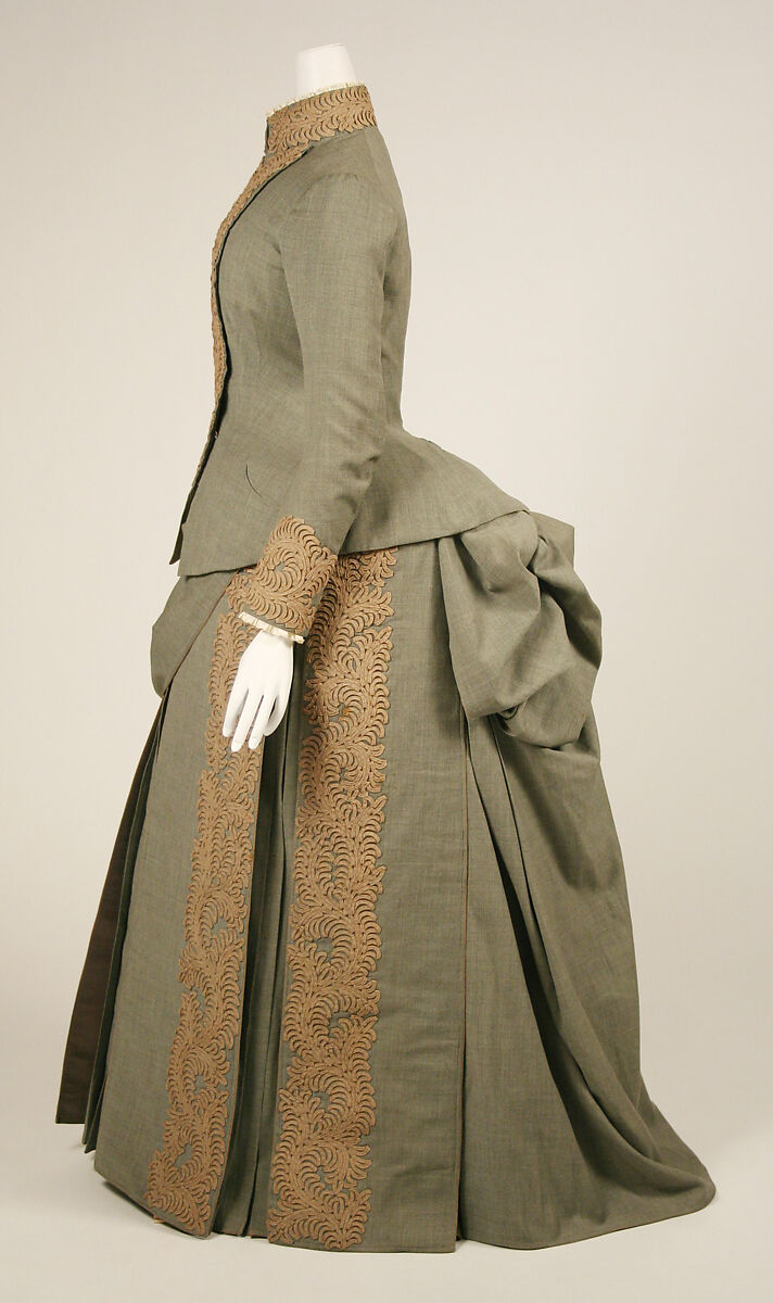 Wedding ensemble, Herman Rossberg (American, active 1880s), wool, American