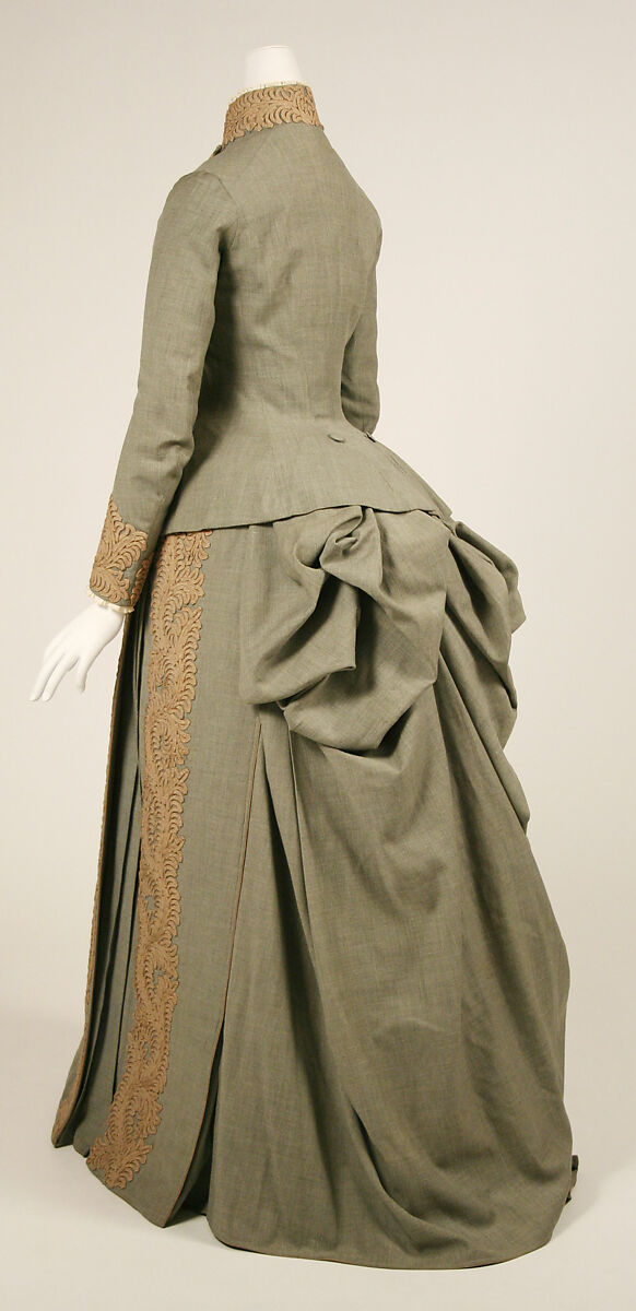 Wedding ensemble, Herman Rossberg (American, active 1880s), wool, American