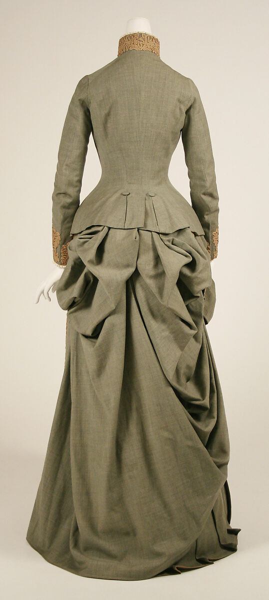 Wedding ensemble, Herman Rossberg (American, active 1880s), wool, American