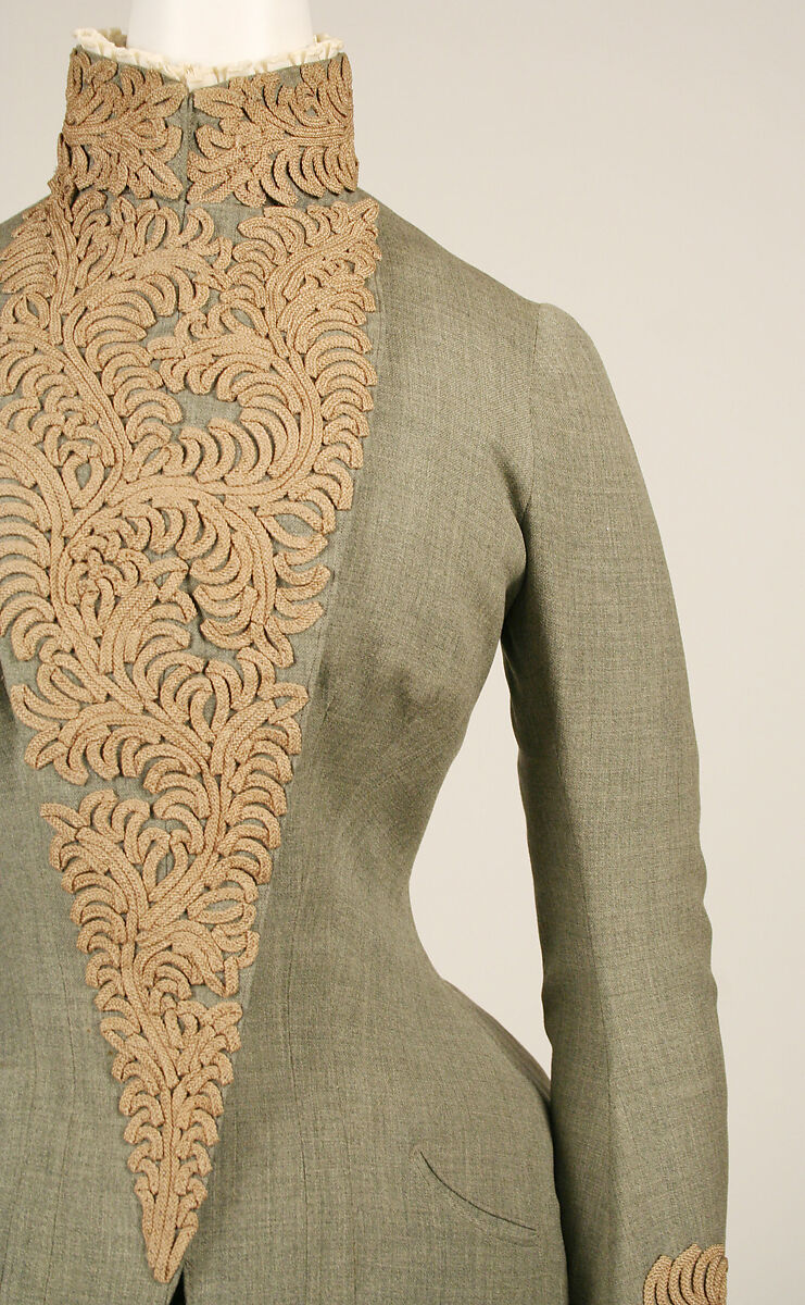 Wedding ensemble, Herman Rossberg (American, active 1880s), wool, American