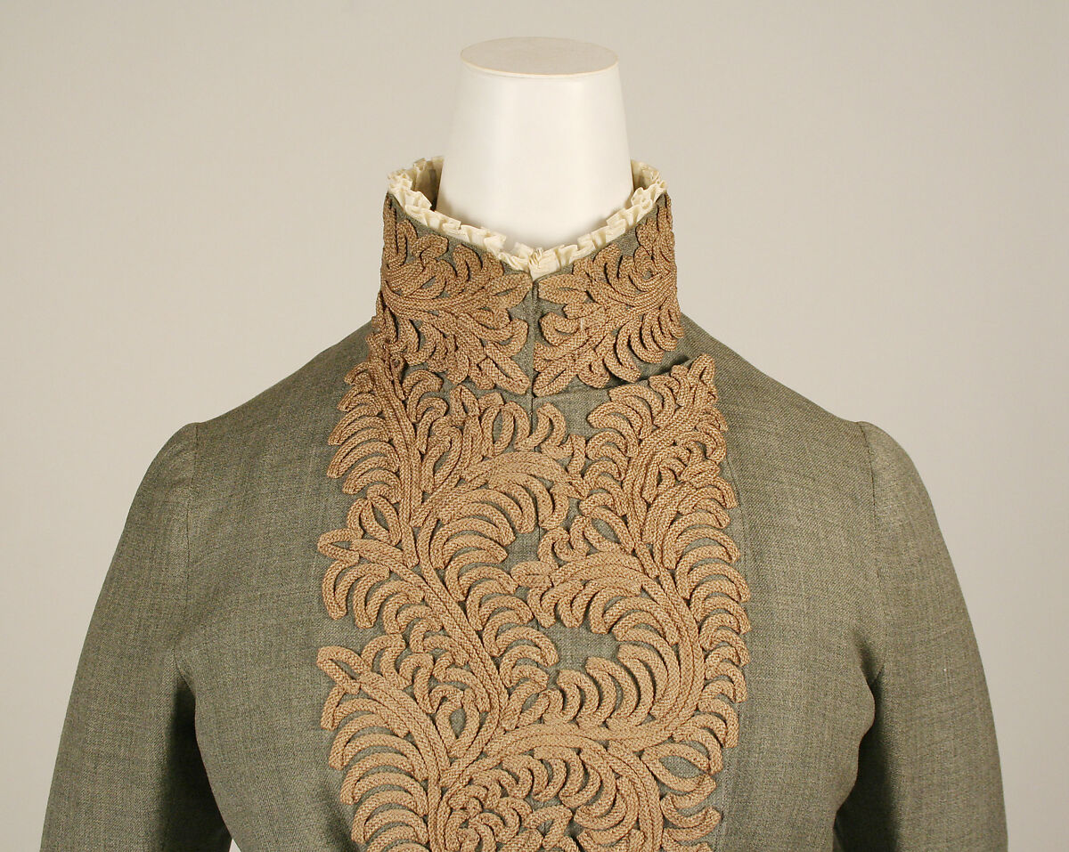 Wedding ensemble, Herman Rossberg (American, active 1880s), wool, American