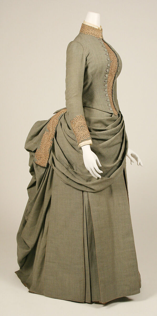 Wedding ensemble, Herman Rossberg (American, active 1880s), wool, American