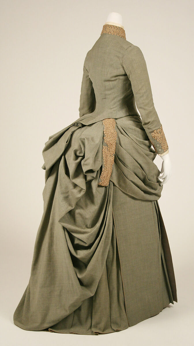 Wedding ensemble, Herman Rossberg (American, active 1880s), wool, American