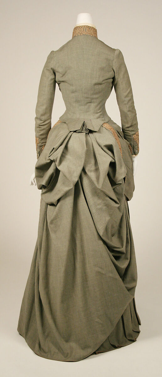Wedding ensemble, Herman Rossberg (American, active 1880s), wool, American
