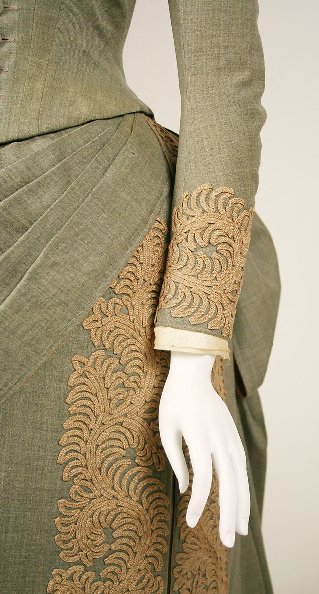 Wedding ensemble, Herman Rossberg (American, active 1880s), wool, American