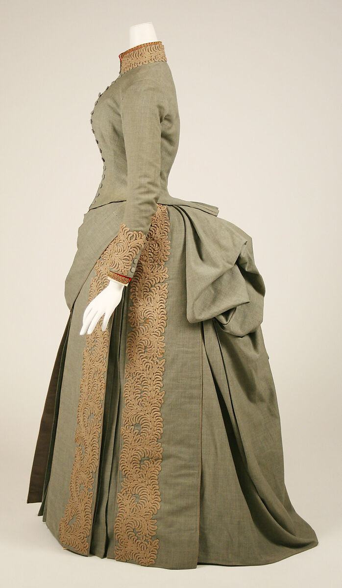 Wedding ensemble, Herman Rossberg (American, active 1880s), wool, American