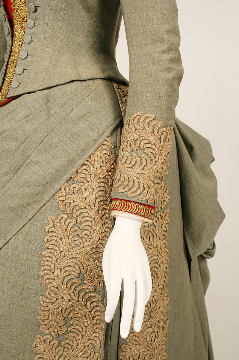 Wedding ensemble, Herman Rossberg (American, active 1880s), wool, American