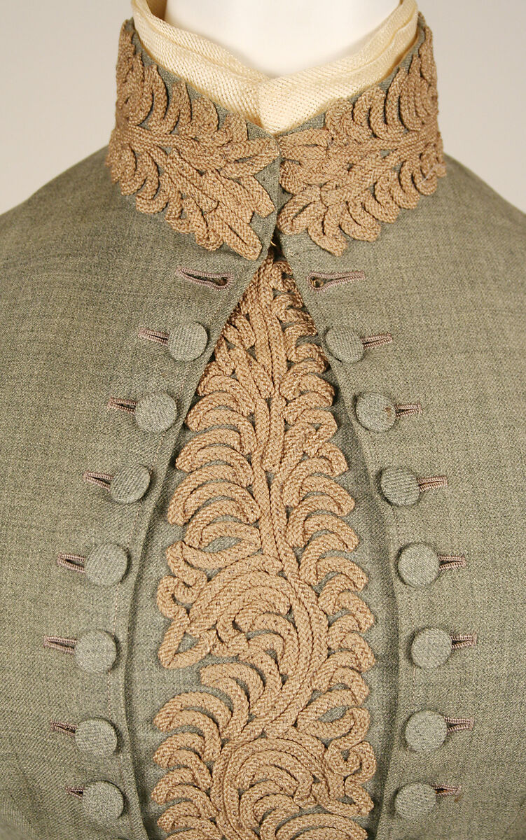 Wedding ensemble, Herman Rossberg (American, active 1880s), wool, American