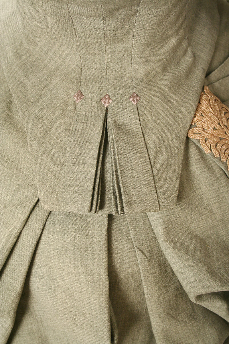 Wedding ensemble, Herman Rossberg (American, active 1880s), wool, American