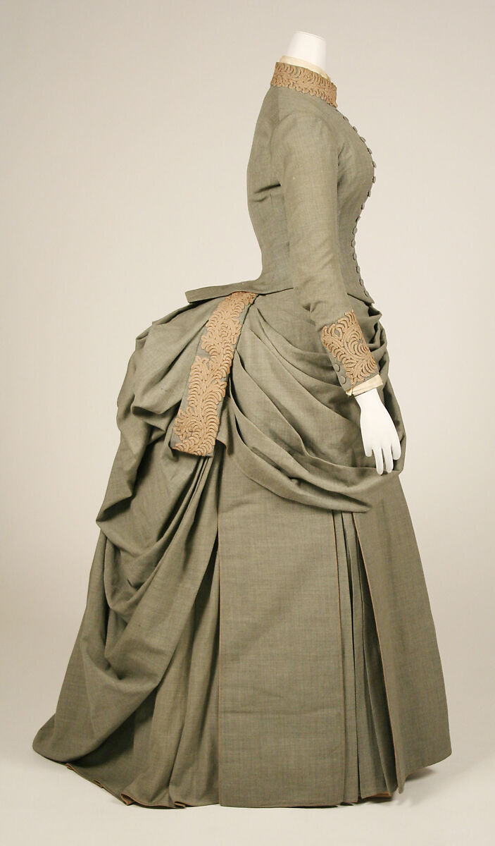 Wedding ensemble, Herman Rossberg (American, active 1880s), wool, American