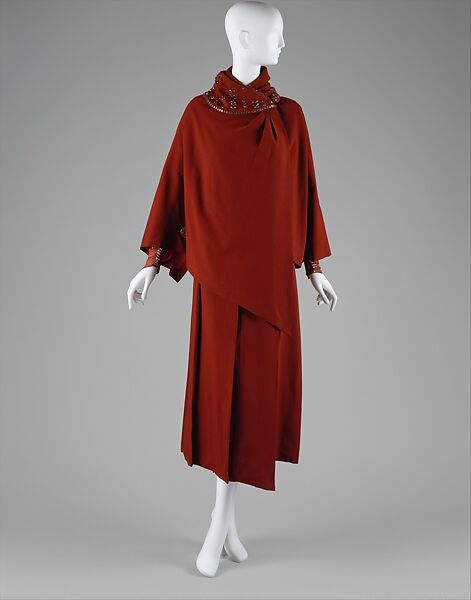 Ensemble, Jacques Doucet (French, Paris 1853–1929 Paris), wool, silk, glass, French 