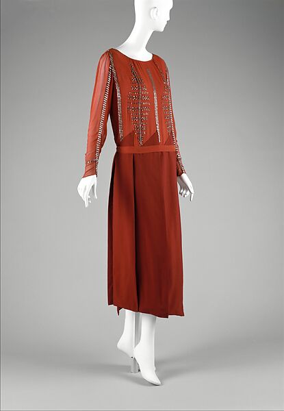 Ensemble, Jacques Doucet (French, Paris 1853–1929 Paris), wool, silk, glass, French