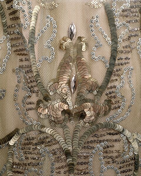 Evening dress, Callot Soeurs (French, active 1895–1937), cotton, silk, metal, French